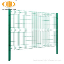 3D curved square garden fence welded wire mesh